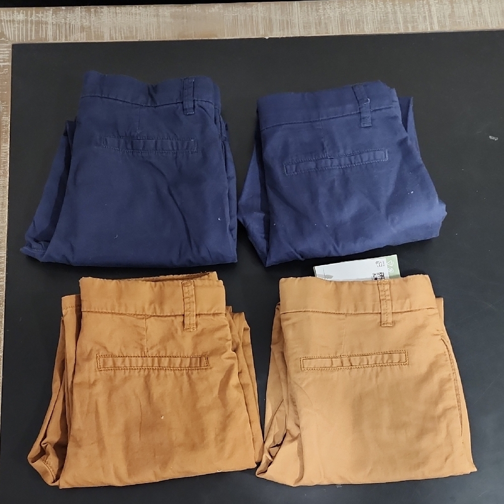 H&M Boy's Chinos in Navy and Tan
